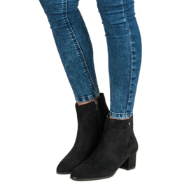 Filippo Damen Wildlederschuhe schwarz 1