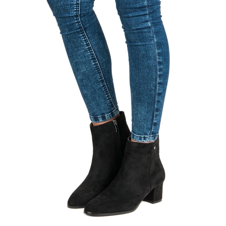 Filippo Damen Wildlederschuhe schwarz 1