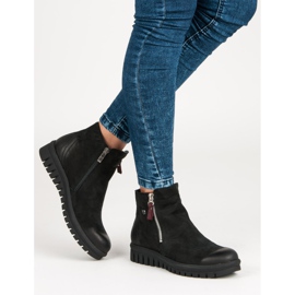 Niedrige Stiefel auf dem VINCEZA-Reißverschluss schwarz 2