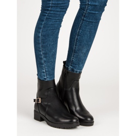 J. Star Schwarze Stiefel 2