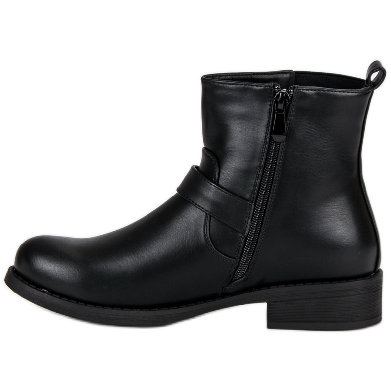 Schwarze Arbeitsstiefel 1