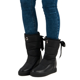 Seastar Modische schwarze Schneestiefel 1