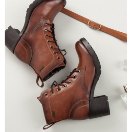 Braune Vinceza-Schnürstiefel 1