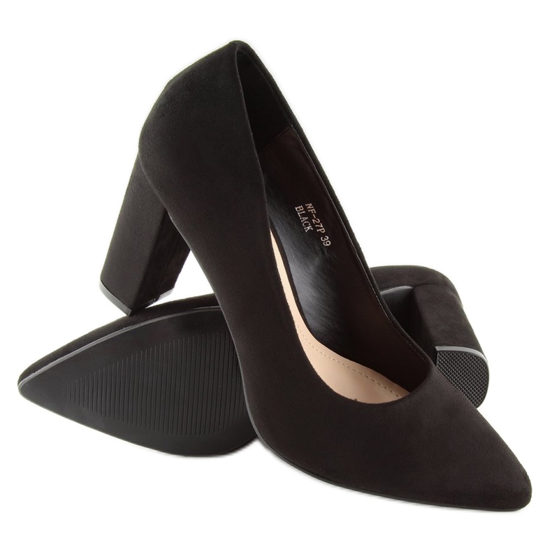 Pumps auf der Post schwarz NF-27 Black 1