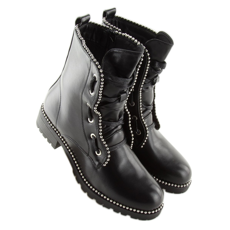 Schwarze Stiefel für schwarze Arbeiterinnen NC251 Schwarz 1