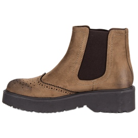 Corina Bequeme Wildlederstiefel braun 1