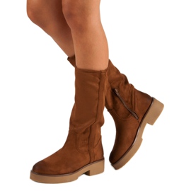 Corina Wildlederstiefel für Damen braun 2