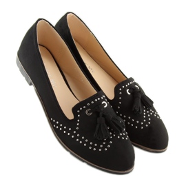 Schwarze Damen-Slipper 22-05 Schwarz 1