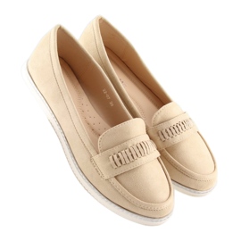Beige Slipper für Damen 22-07 Beige 2