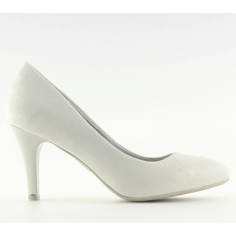 Pumps mit mandelförmigen Zehen grau B-41 Grey 2