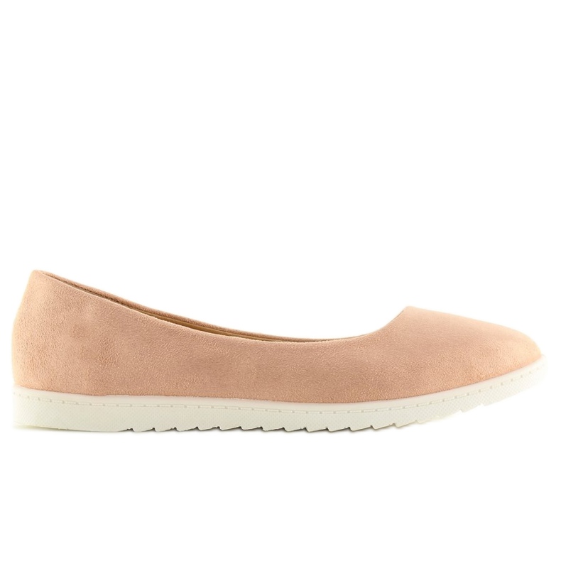 Glatte rosa Damen Ballerinas BH1236-BL Pink 2