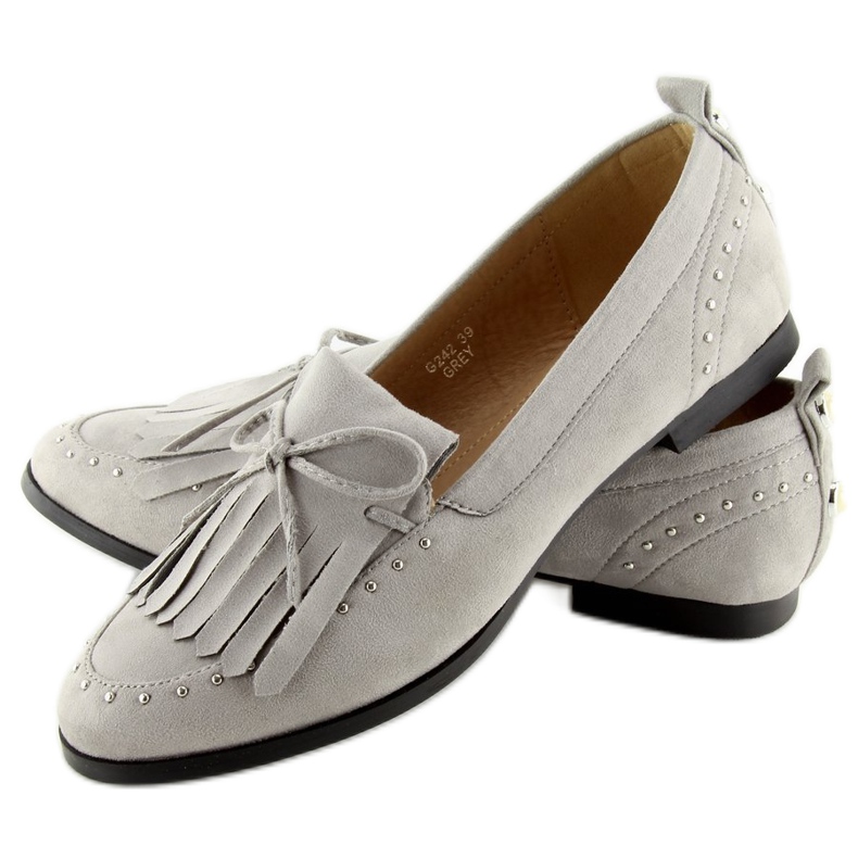 Grau Damen Slipper G242 Grau 1