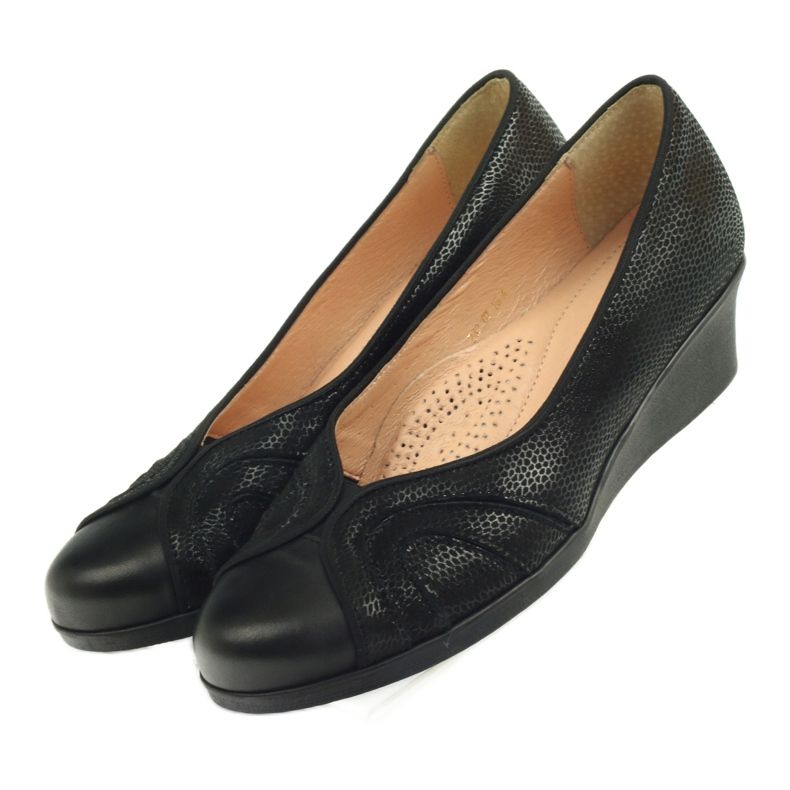 Schwarze Espinto-Wedges 4