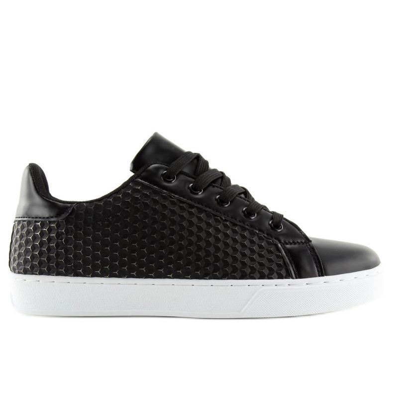 Schwarze Damen-Sneaker KK-142 Black 2