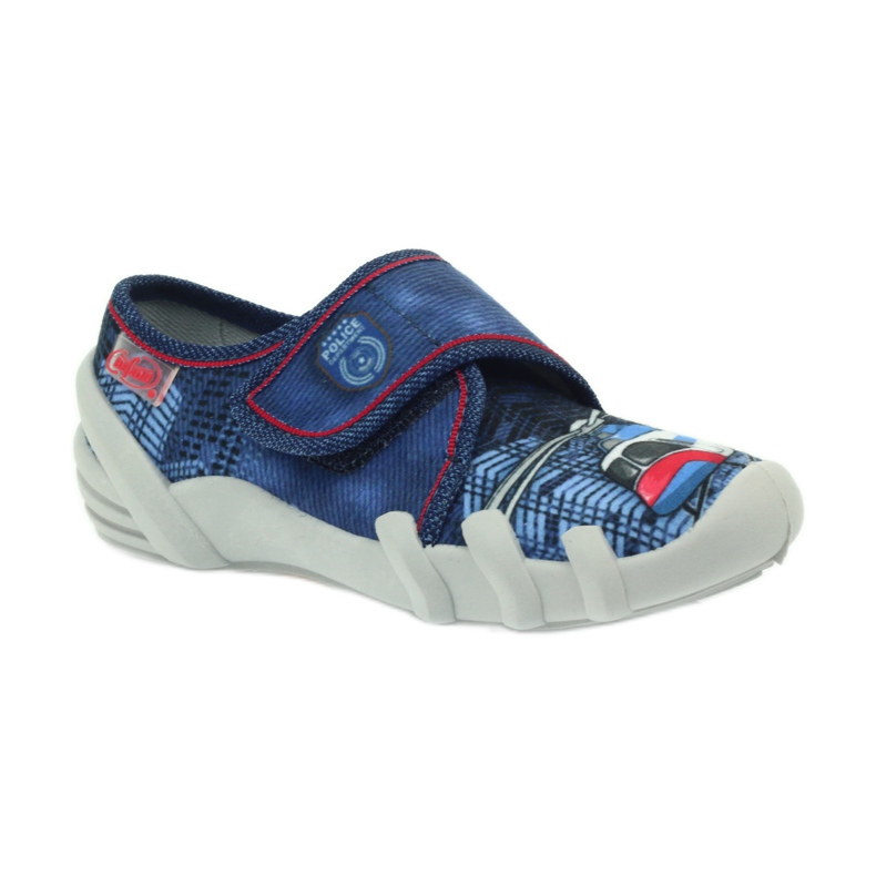 Befado Kinderschuhe Hausschuhe Turnschuhe 273x233 blau rot navy blau 1