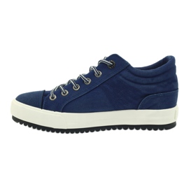 Big Star 274502 Keilsneaker navy blau 2