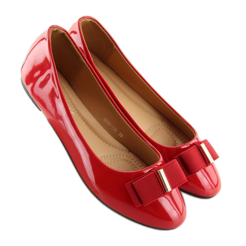 Rote Damenballerinas 9988-130 Rot 1