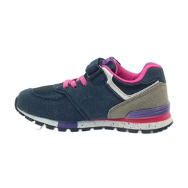 American Club Amerikanische ADI Sportschuhe für Kinder 15110 rosa marineblau 2