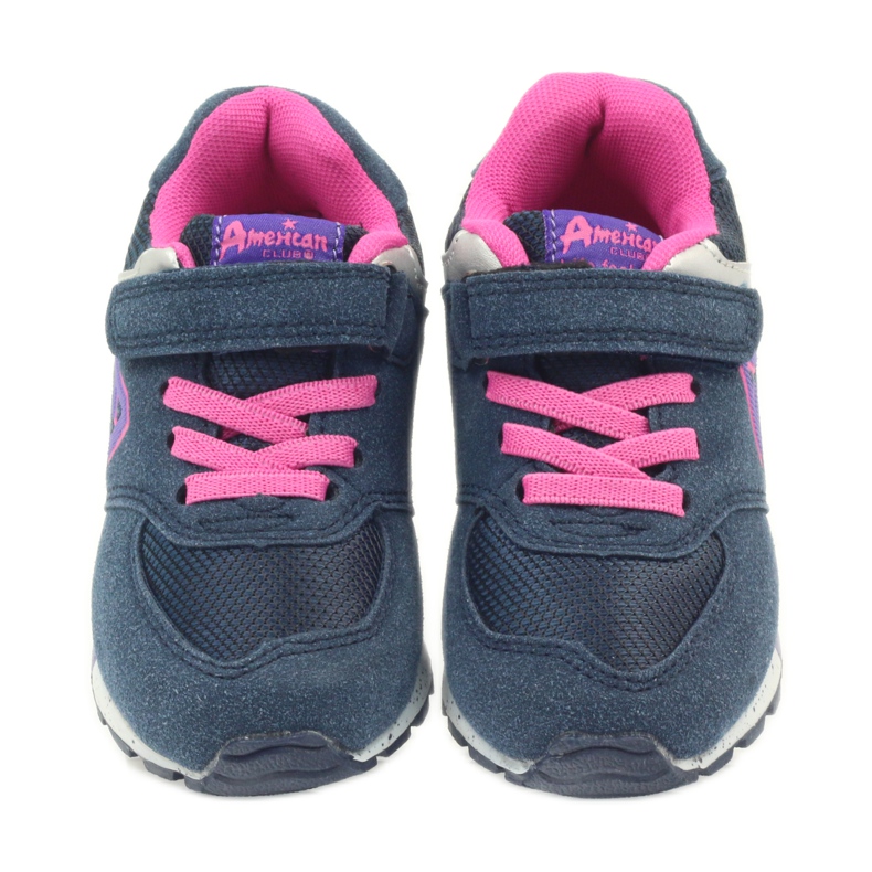 American Club American ADI Kindersportschuhe 15110 BM45976 rosa marineblau 1