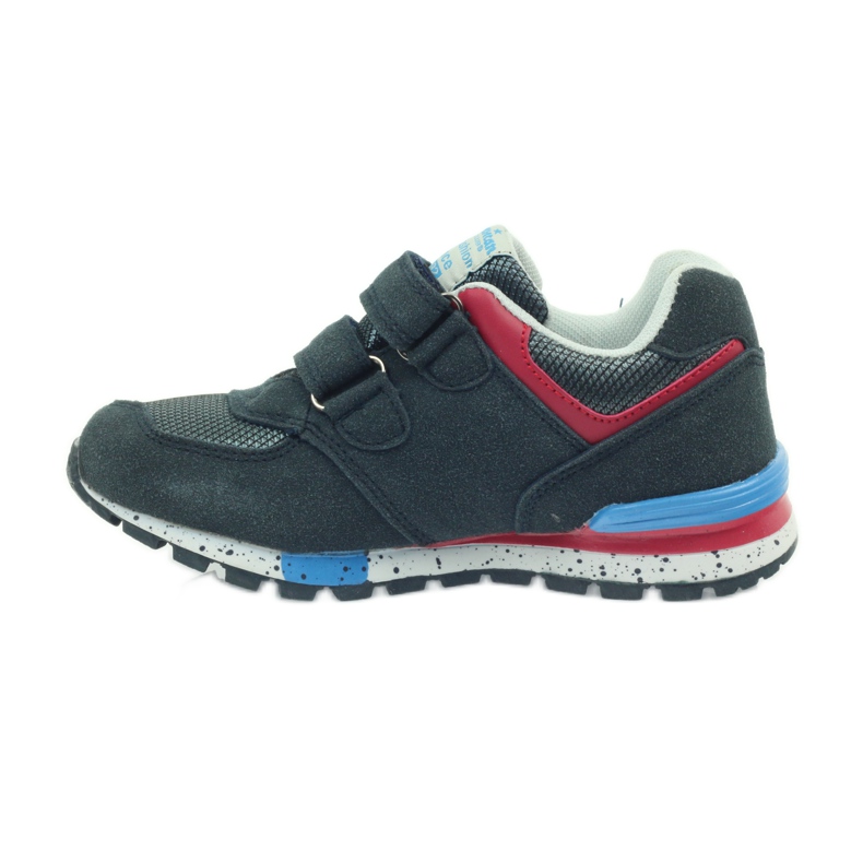 American Club Amerikanische ADI Sportschuhe für Kinder 15110 grau rot navy blau 2