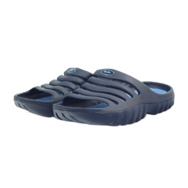 American Club Amerikanische Kinderpoolschuhe Hausschuhe marineblau 3