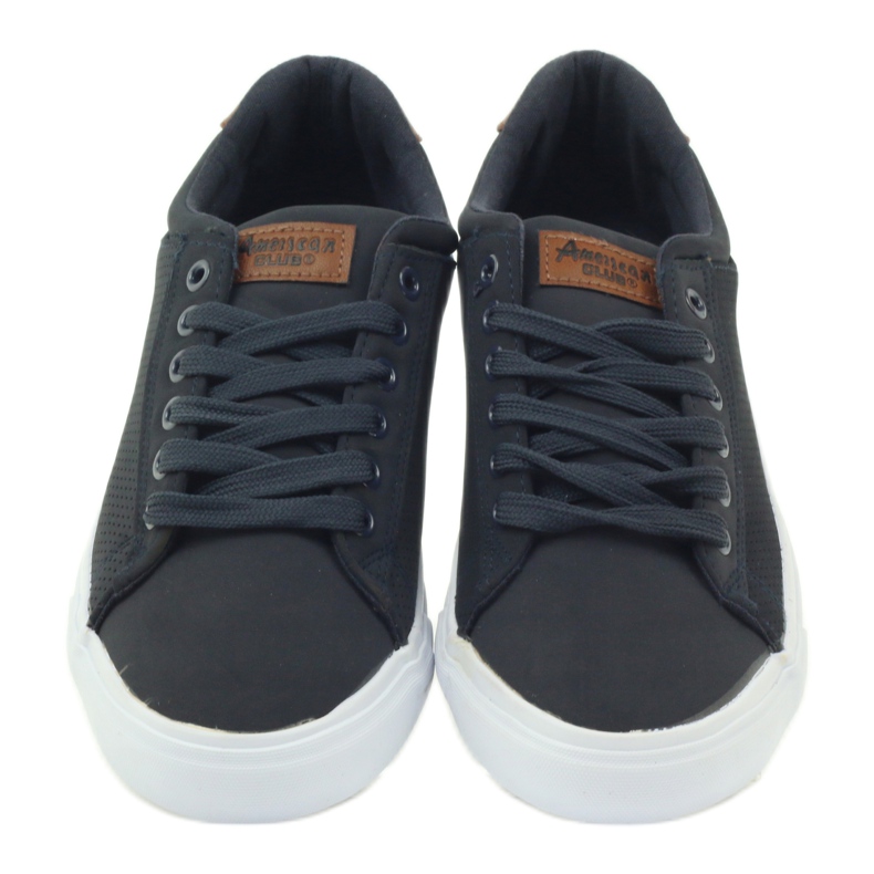 American Club Amerikanische Turnschuhe Turnschuhe Herrenschuhe braun marineblau 4