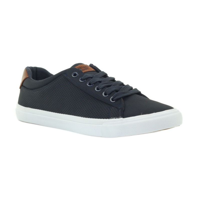 American Club Amerikanische Turnschuhe Turnschuhe Herrenschuhe braun marineblau 1
