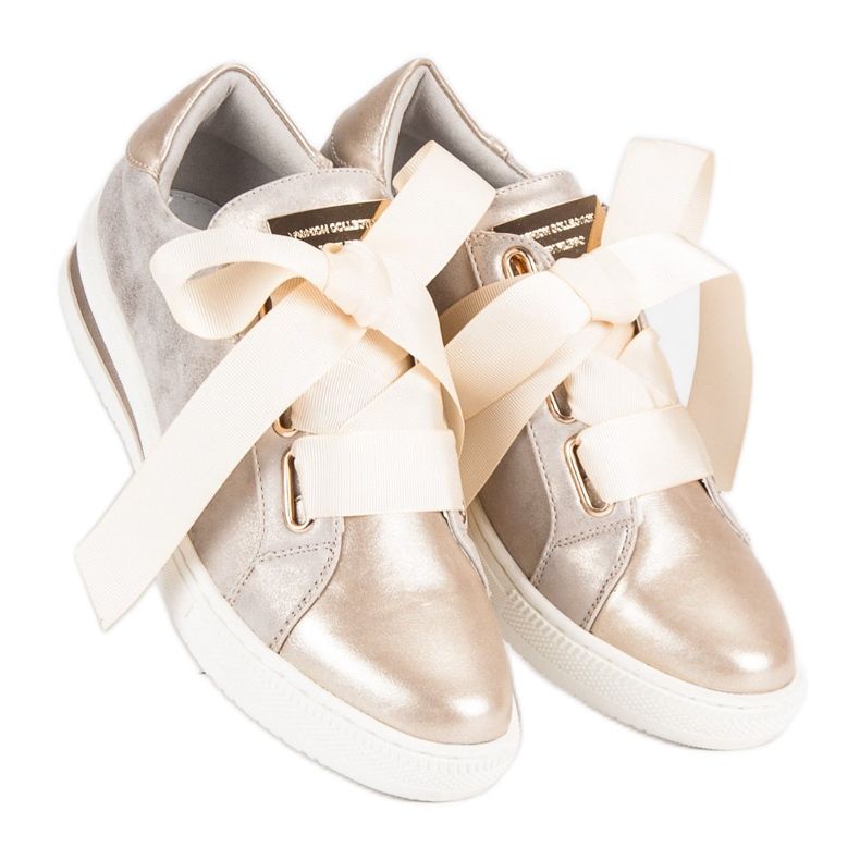 Filippo Goldene gebundene Schuhe 2