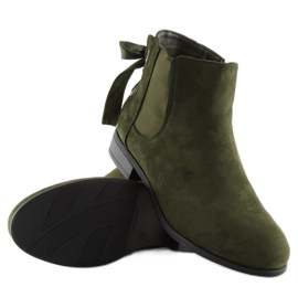 Grüne Chelsea-Boots für Damen 3740 Olive 1