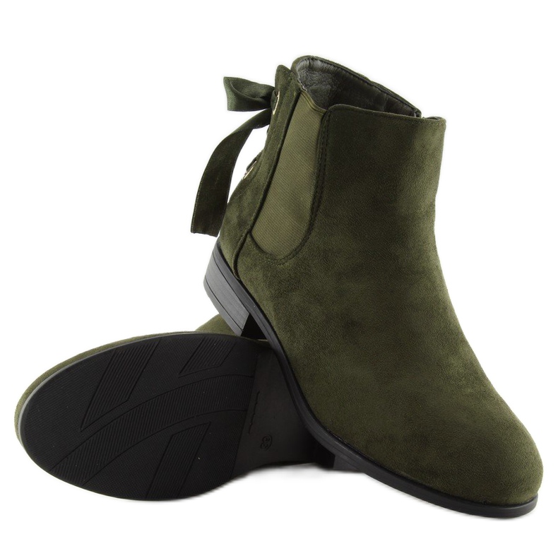 Grüne Chelsea-Boots für Damen 3740 Olive 1
