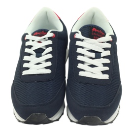 American Club American ADI Sportschuhe für Damen 1756 marineblau rot navy blau 4