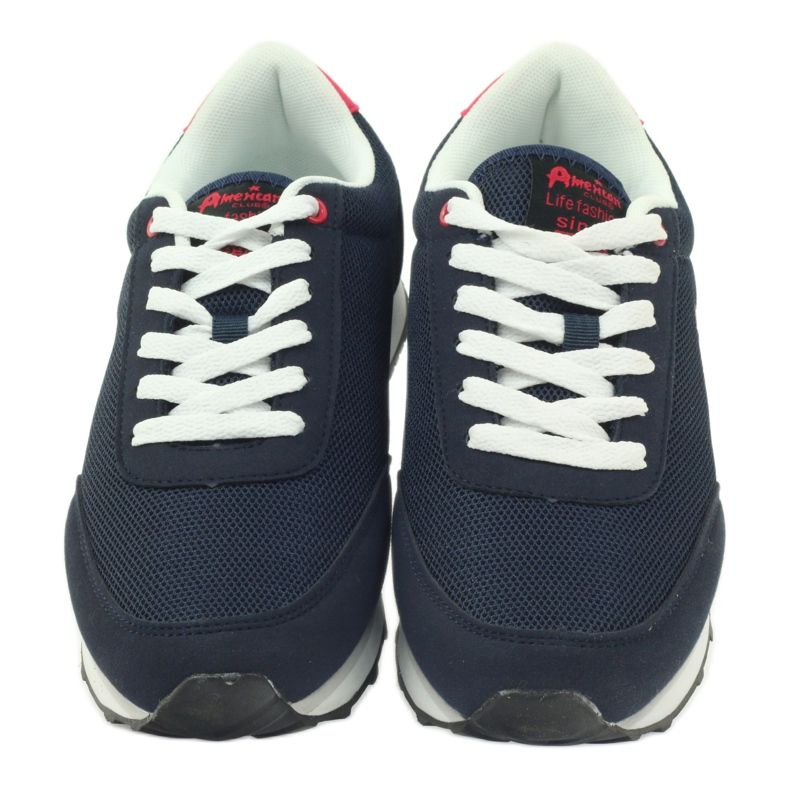 American Club American ADI Sportschuhe für Damen 1756 marineblau rot 4