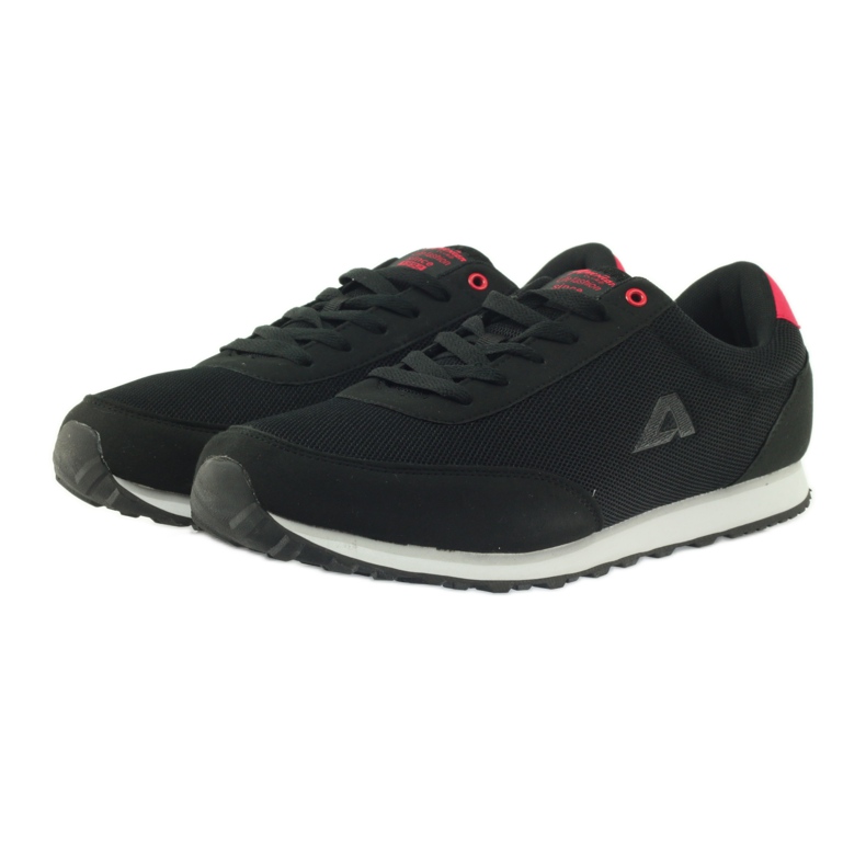 American Club ADI Sportjogging American 1756 schwarz rot 3
