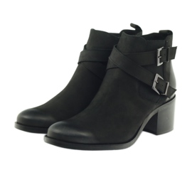 Stiefel verziert mit Badura 7690 Streifen schwarz 3