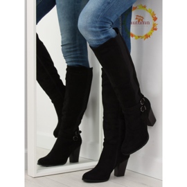 Schwarze High Heels 103-GG schwarz 1