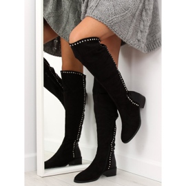 FC-H101 schwarze Musketierstiefel 1