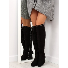 FC-H101 schwarze Musketierstiefel 2