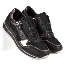 Kayla Stylische Sneaker für Damen schwarz 1