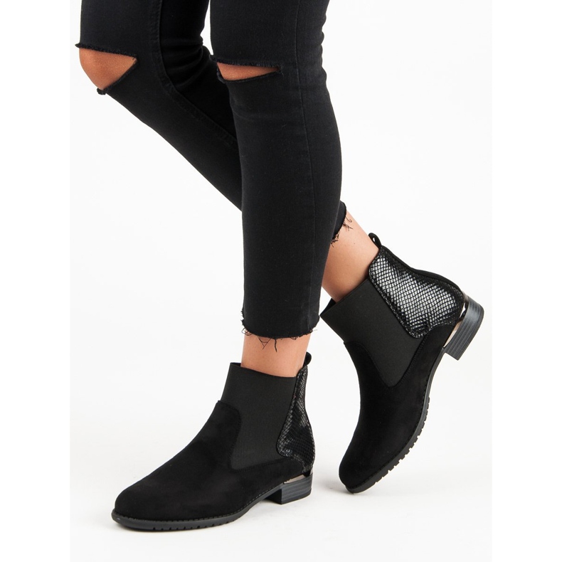 Lucky Shoes Bequeme Jodhpur-Stiefel schwarz 2