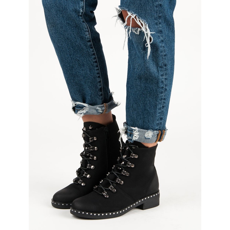 VINCEZA gebundene Arbeiter schwarz 2