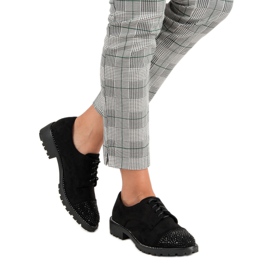 Bello Star Stylische Wildlederschuhe schwarz 2