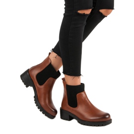 Modische Jodhpurstiefel von VINCEZA braun 2