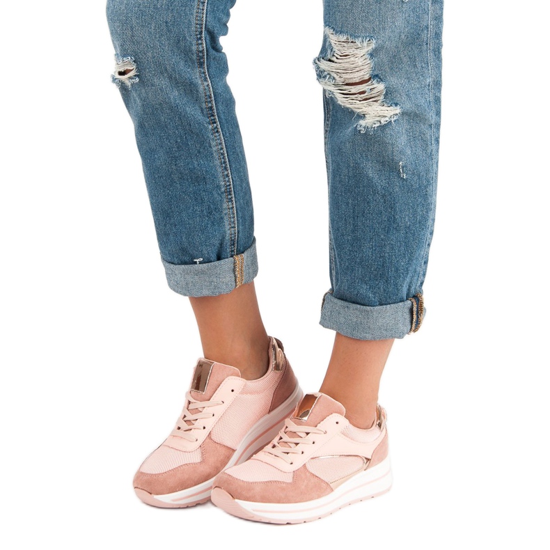 Modische Sportschuhe rosa 2