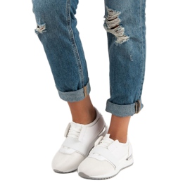 Sportschuhe zum Hineinschlüpfen weiß 1