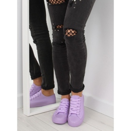 Lila einfarbige Damen-Sneaker NB176 L. PURPLE 2