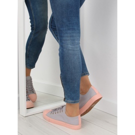 Damen-Sneaker in Grau und Pink BL97P GRAU / PINK rosa 1