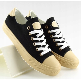 Schwarze Damen-Sneaker BL97P Schwarz 1