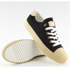 Schwarze Damen-Sneaker BL97P Schwarz 2