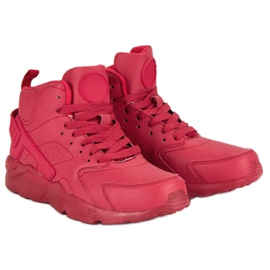 Rote Schuhe über dem Knöchel 1