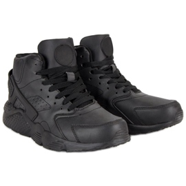 Schwarze Stiefel über dem Knöchel 1